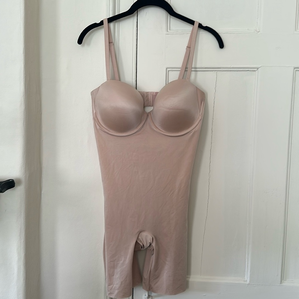 SPANX Beige Shapewear Bodysuit